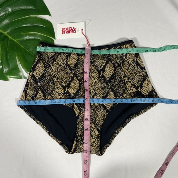 NWT Solid & Striped‎ [ Small ] Brigitte Snake Knit Bikini Bottoms - Picture 6 of 11